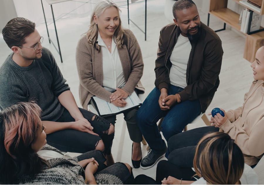 People learning in a room