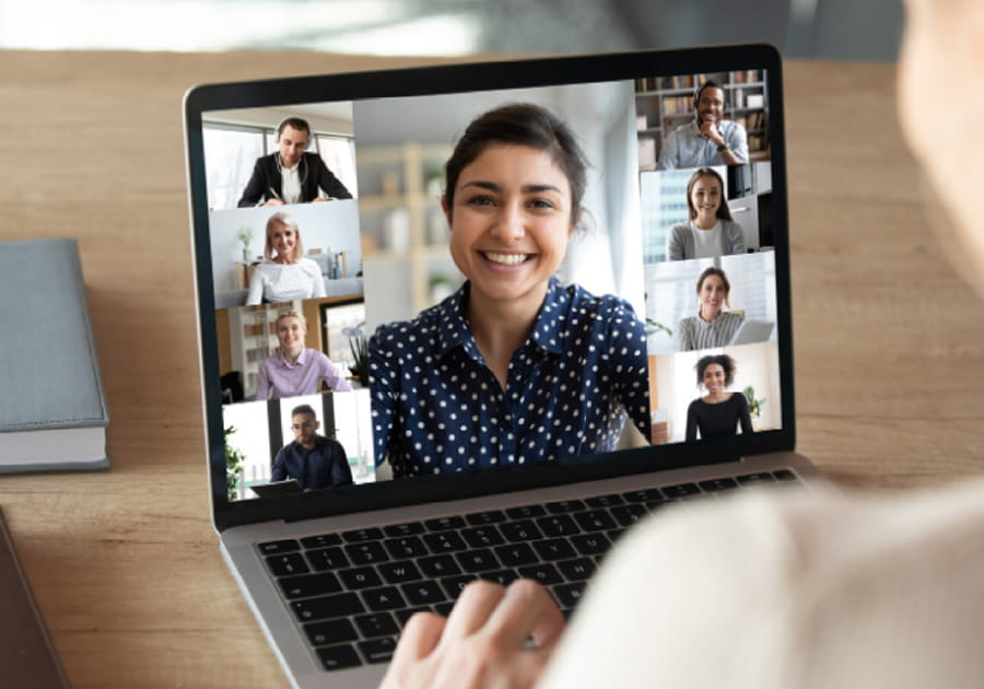 People on a video chat